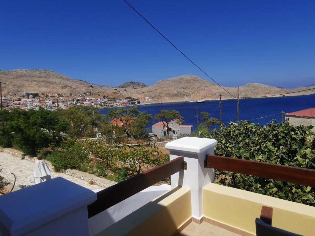 Kalypso Apartment Chalki Town Exterior foto